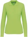 POLO LADIES' LONG-SLEEVED POLO SHIRT KARIBAN K244
