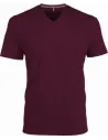 CAMISETA MEN'S SHORT-SLEEVED V-NECK T-SHIRT KARIBAN K357