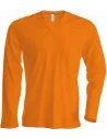 CAMISETA MEN'S LONG-SLEEVED V-NECK T-SHIRT KARIBAN K358