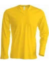CAMISETA MEN'S LONG-SLEEVED V-NECK T-SHIRT KARIBAN K358