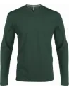 CAMISETA MEN'S LONG-SLEEVED V-NECK T-SHIRT KARIBAN K358