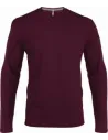 CAMISETA MEN'S LONG-SLEEVED V-NECK T-SHIRT KARIBAN K358