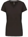 CAMISETA LADIES' SHORT-SLEEVED V-NECK T-SHIRT KARIBAN K381