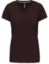 CAMISETA LADIES' SHORT-SLEEVED V-NECK T-SHIRT KARIBAN K381