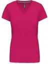 CAMISETA LADIES' SHORT-SLEEVED V-NECK T-SHIRT KARIBAN K381