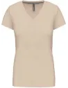 CAMISETA LADIES' SHORT-SLEEVED V-NECK T-SHIRT KARIBAN K381