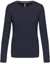 CAMISETA LADIES' LONG-SLEEVED CREW NECK T-SHIRT KARIBAN K383
