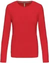 CAMISETA LADIES' LONG-SLEEVED CREW NECK T-SHIRT KARIBAN K383