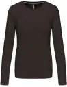 CAMISETA LADIES' LONG-SLEEVED CREW NECK T-SHIRT KARIBAN K383