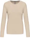 CAMISETA LADIES' LONG-SLEEVED CREW NECK T-SHIRT KARIBAN K383