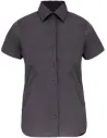 CAMISA LADIES' SHORT-SLEEVED COTTON/ELASTANE SHIRT KARIBAN K532