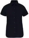 CAMISA LADIES' SHORT-SLEEVED COTTON/ELASTANE SHIRT KARIBAN K532