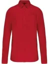 CAMISA MEN'S LONG-SLEEVED COTTON POPLIN SHIRT KARIBAN K541