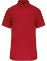 CAMISA MEN'S SHORT-SLEEVED COTTON POPLIN SHIRT KARIBAN K543