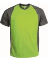 CAMISETA UNISEX TWO-TONE SHORT -SLEEVED T-SHIRT PROACT PA467