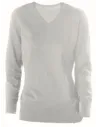 JERSEY LADIES' V-NECK JUMPER KARIBAN K966