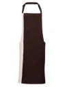 DELANTAL CONTRAST BIB APRON PREMIER PR162