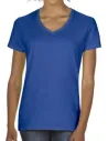 PREMIUM COTTON LADIES' V-NECK T-SHIRT GILDAN GD4100VL