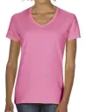 PREMIUM COTTON LADIES' V-NECK T-SHIRT GILDAN GD4100VL