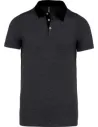 POLO MEN'S TWO-TONE JERSEY POLO SHIRT KARIBAN K260