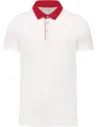 POLO MEN'S TWO-TONE JERSEY POLO SHIRT KARIBAN K260