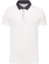 POLO MEN'S TWO-TONE JERSEY POLO SHIRT KARIBAN K260