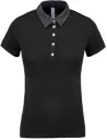 POLO LADIES’ TWO-TONE JERSEY POLO SHIRT KARIBAN K261