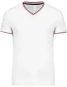 CAMISETA MEN'S PIQUÉ KNIT V-NECK T-SHIRT KARIBAN K374