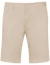 BERMUDA MEN'S CHINO BERMUDA SHORTS KARIBAN K750