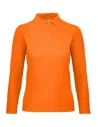 POLO B&C ID.001 LSL WOMEN B&C BCPWI13
