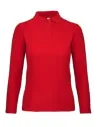POLO B&C ID.001 LSL WOMEN B&C BCPWI13
