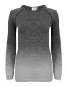 CAMISETA LADIES SEAMLESS FADE OUT L/S TOP TOMBO TL304