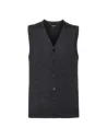 CHALECO MEN'S V-NECK SLEEVELESS KNITTED CARDIGAN RUSSELL R719M0
