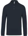 POLO MEN'S LONG SLEEVE JERSEY POLO SHIRT KARIBAN K264