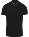 POLO MEN'S SHORT SLEEVE POLO SHIRT WITH MANDARIN COLLAR KARIBAN K223