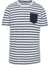 CAMISETA STRIPED SHORT SLEEVE SAILOR T-SHIRT WITH POCKET KARIBAN K378