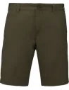 BERMUDA MEN'S WASHED EFFECT BERMUDA SHORTS KARIBAN K752