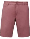 BERMUDA MEN'S WASHED EFFECT BERMUDA SHORTS KARIBAN K752