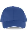 GORRA OEKOTEX CERTIFIED 6 PANEL CAP WITH SANDWICH PEAK WK WKP145