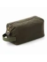 NECESER HERITAGE WAXED CANVAS WASH BAG QUADRA QD651