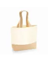 BOLSO JUTE BASE CANVAS TOTE WESTFORD MILL W451