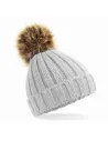 GORRO INFANT FUR POM POM CHUNKY BEANIE BEECHFIELD BF412A