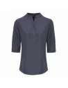TÚNICA "VERBENA" LINEN-LOOK BUTTON UP BEAUTY TUNIC PREMIER PR685