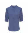 TÚNICA "VERBENA" LINEN-LOOK BUTTON UP BEAUTY TUNIC PREMIER PR685