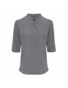 TÚNICA "VERBENA" LINEN-LOOK BUTTON UP BEAUTY TUNIC PREMIER PR685