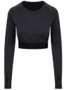 CAMISETA GIRLIE LONG SLEEVE CROP T AWDIS JC039