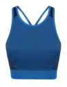 TOP LADIES SEAMLESS PANELLED CROP TOP TOMBO TL351