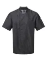 CHAQUETA CHEF'S ZIP-CLOSE SHORT SLEEVE JACKET PREMIER PR906