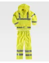 CONJUNTO IMPERMEABLE ALTA VISIBILIDAD WORKTEAM S2010