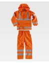 CONJUNTO IMPERMEABLE ALTA VISIBILIDAD WORKTEAM S2010